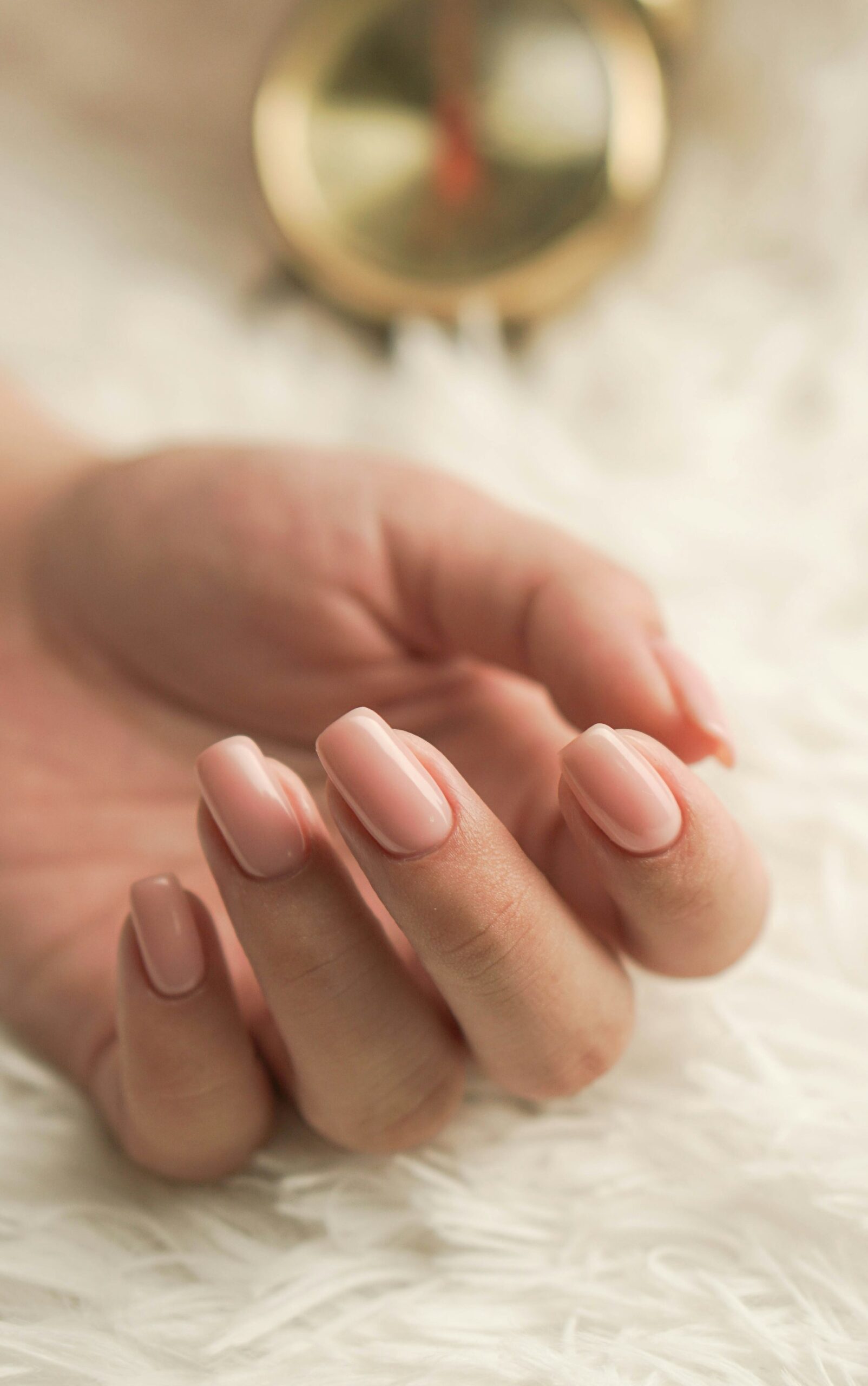 Manucure nude réalisée chez Presca Beauty