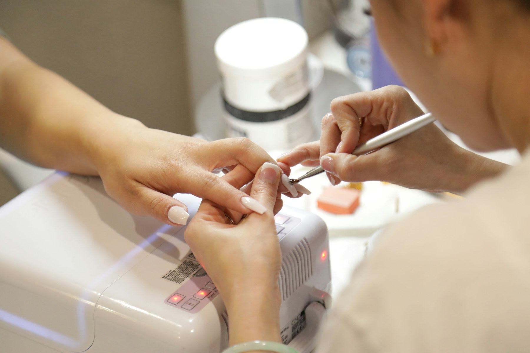 Manucure en salon